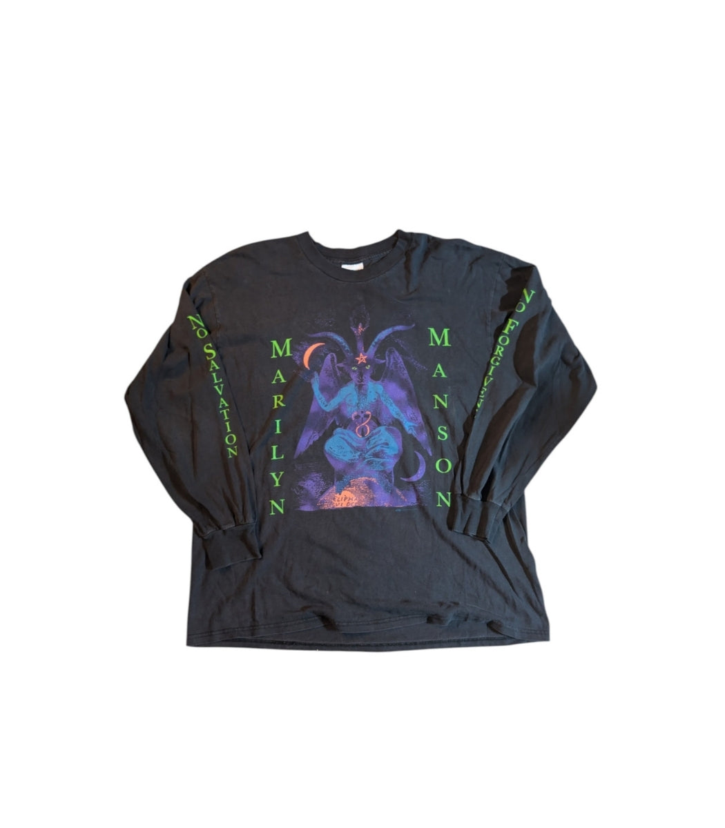 1996 Marilyn Manson "When im god everyone dies"longsleeve - Size XL