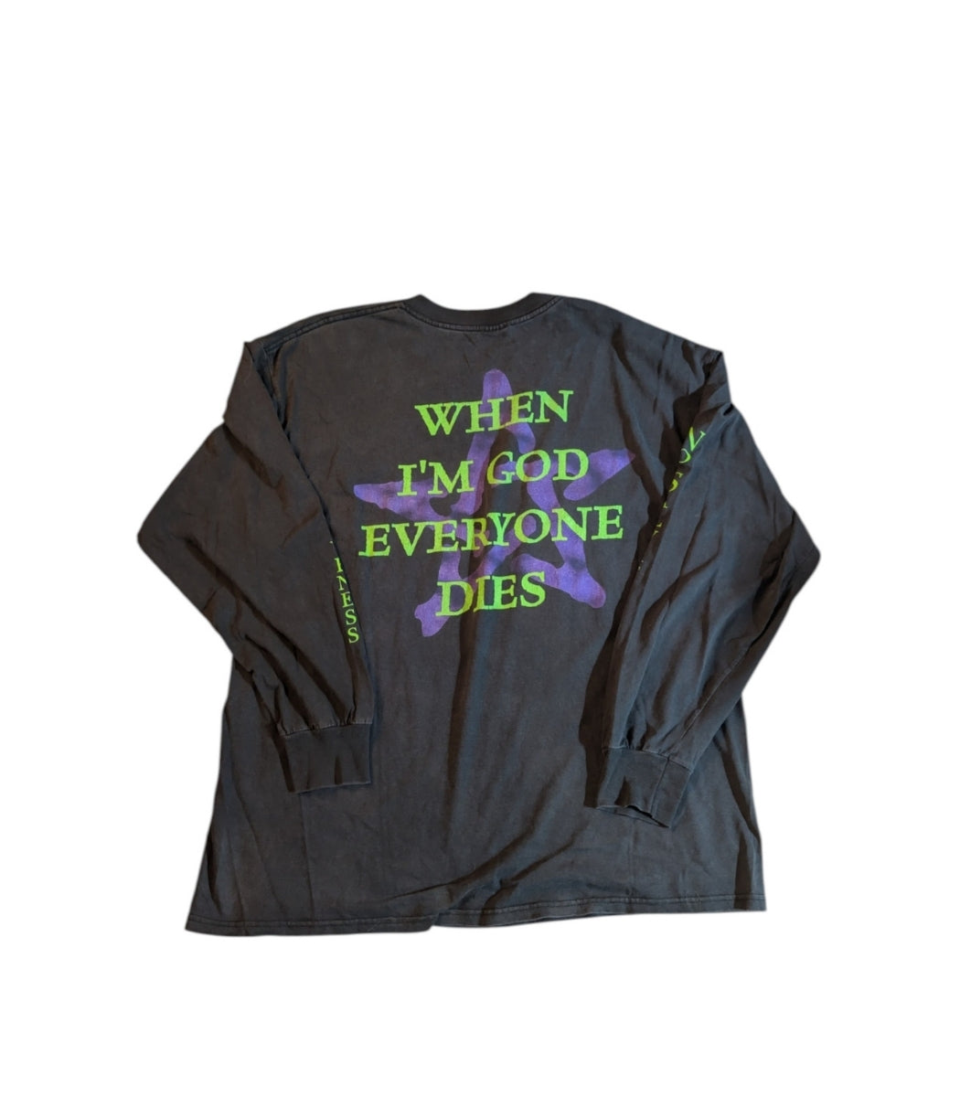 1996 Marilyn Manson "When im god everyone dies"longsleeve - Size XL