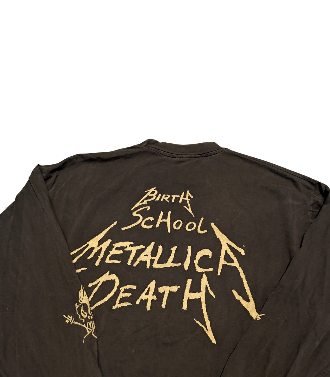 1990s Metallica "And Justice for All / Birth School Death” Vintage Longsleeve – Size XL