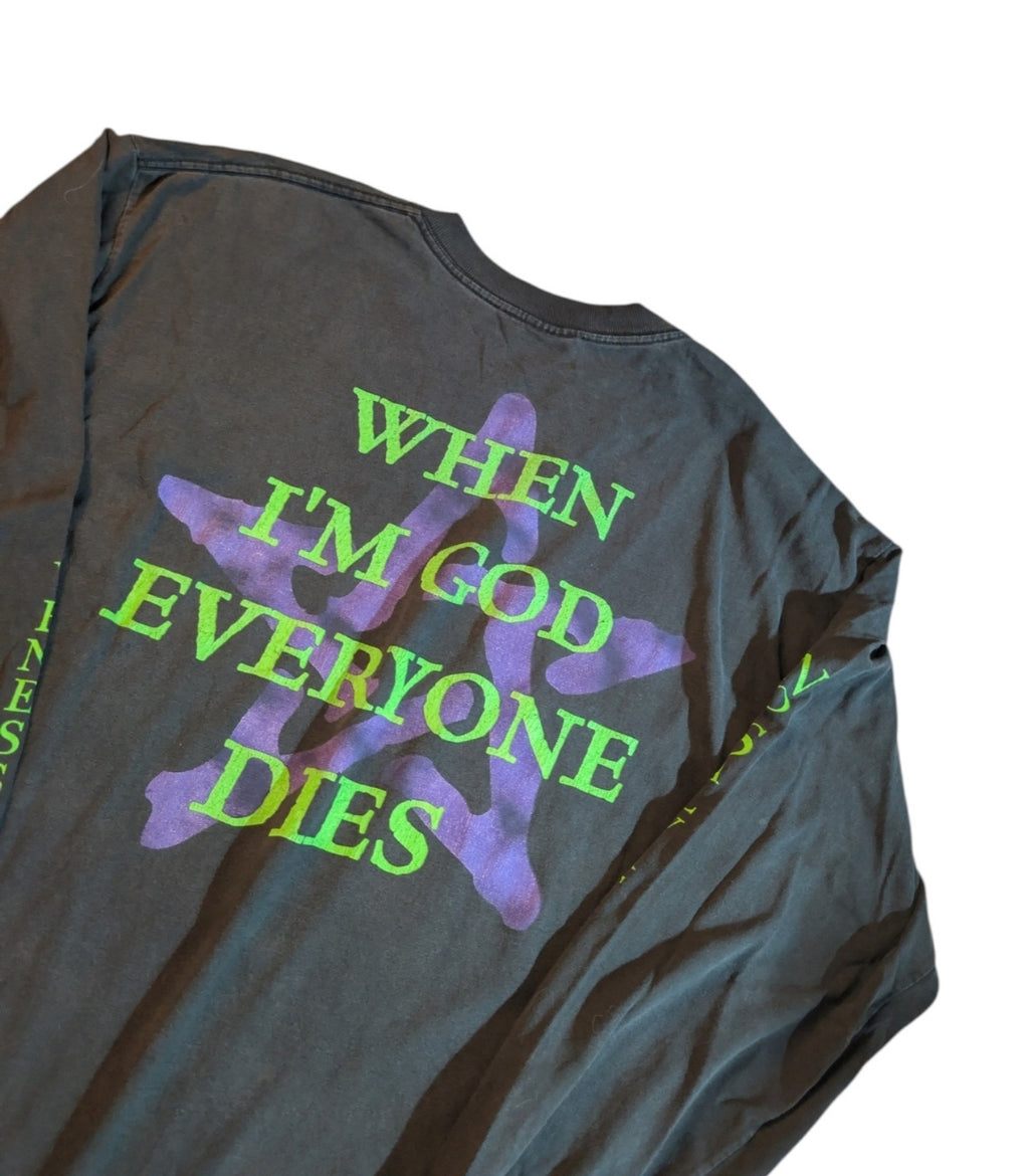 1996 Marilyn Manson "When im god everyone dies"longsleeve - Size XL