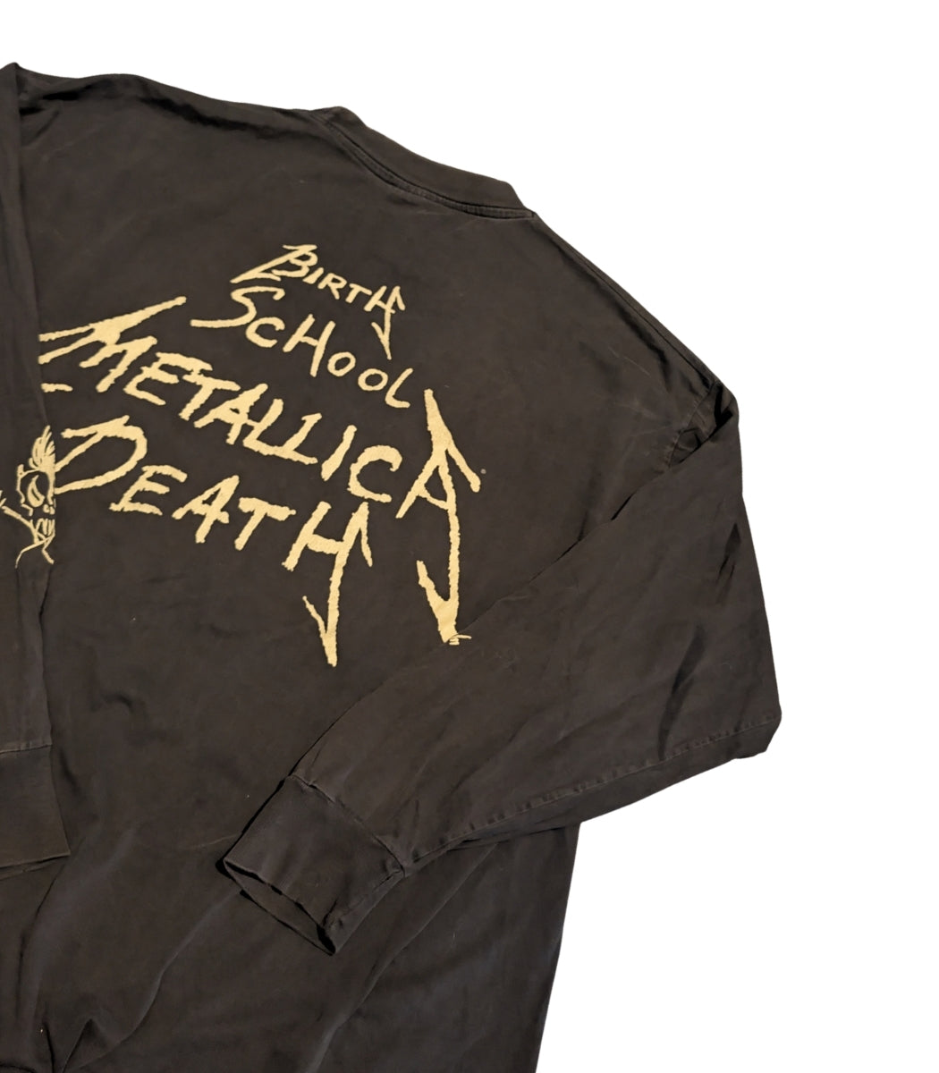 1990s Metallica "And Justice for All / Birth School Death” Vintage Longsleeve – Size XL