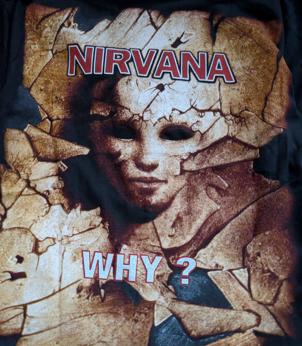 90s Kurt Cobain Nirvana Bootleg T-Shirt – Size M
