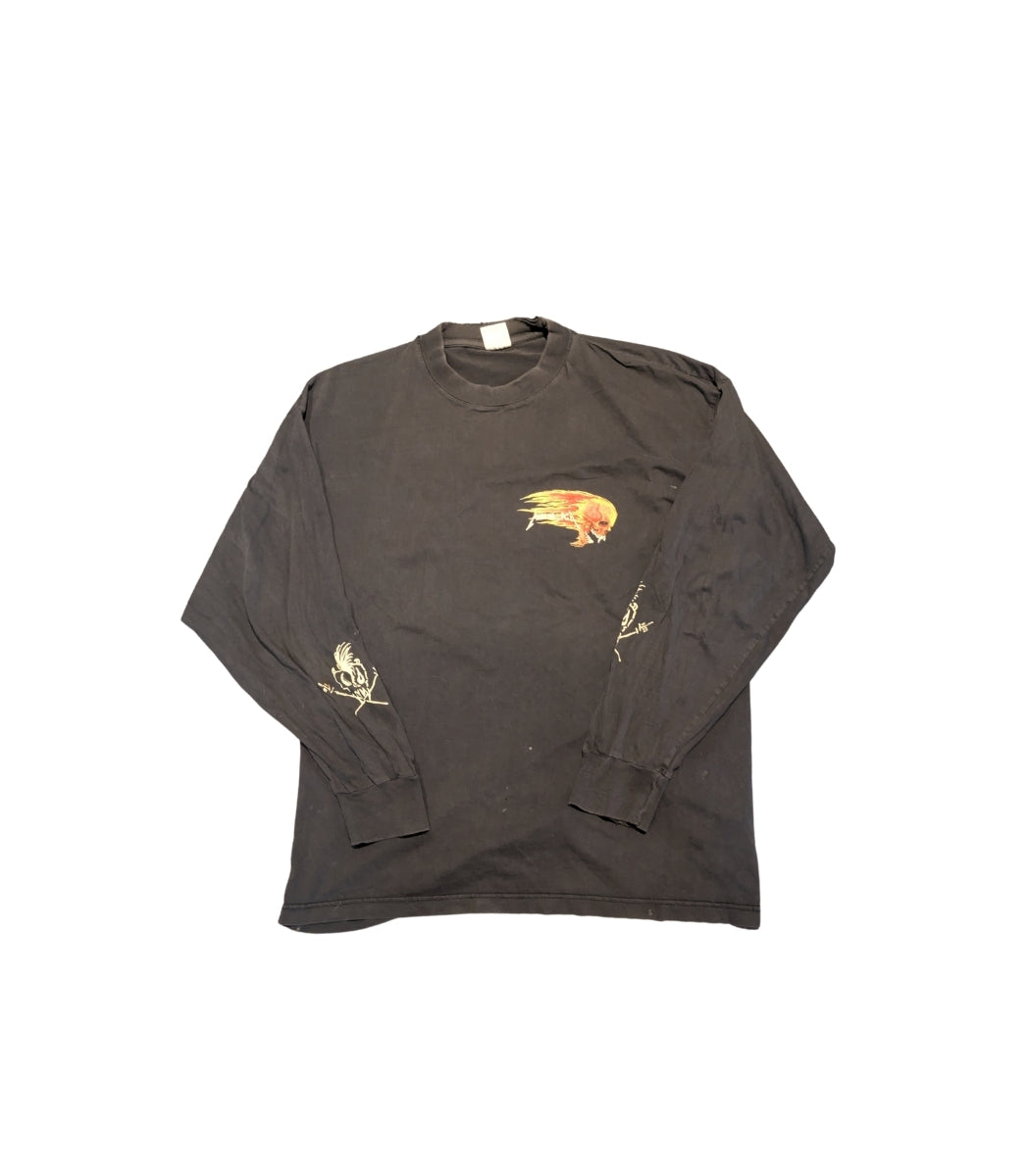 1990s Metallica "And Justice for All / Birth School Death” Vintage Longsleeve – Size XL