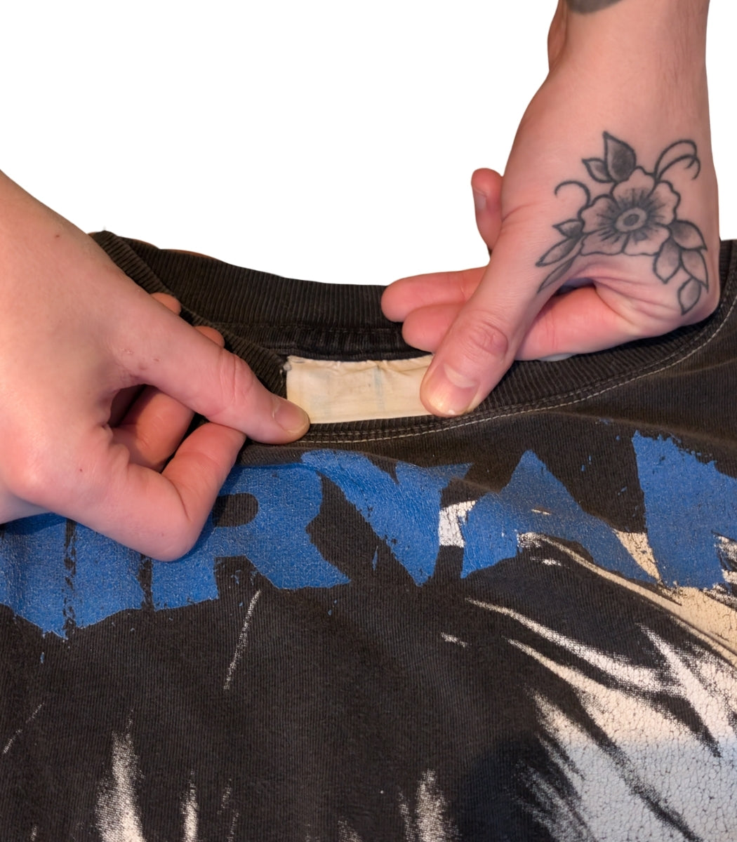 1990s Nirvana European Bootleg Longsleeve – Size XL