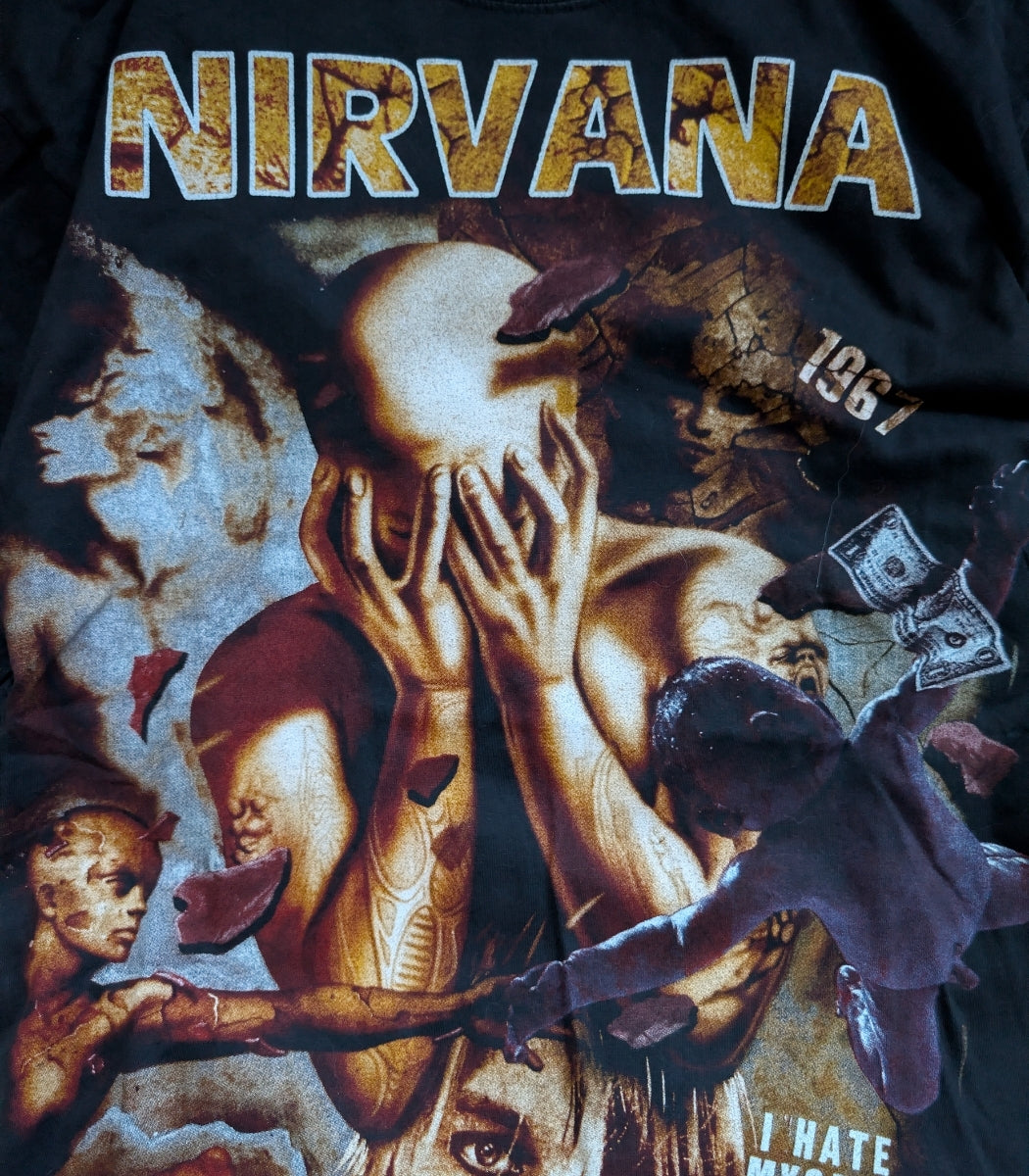 90s Kurt Cobain Nirvana Bootleg T-Shirt – Size M
