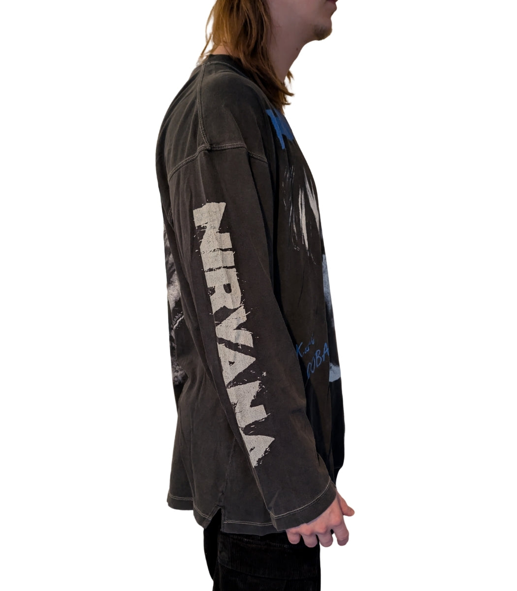 1990s Nirvana European Bootleg Longsleeve – Size XL