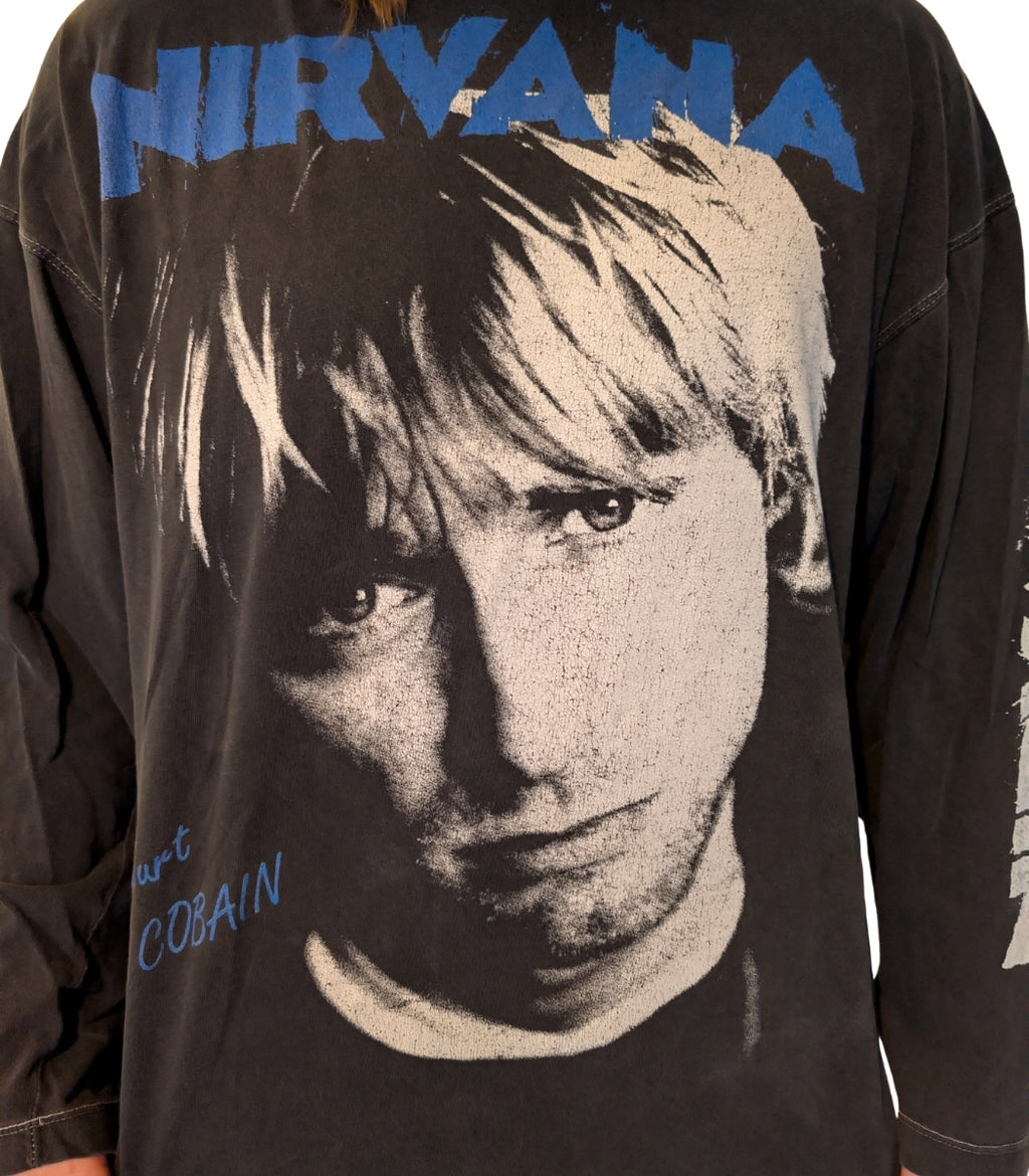 1990s Nirvana European Bootleg Longsleeve – Size XL