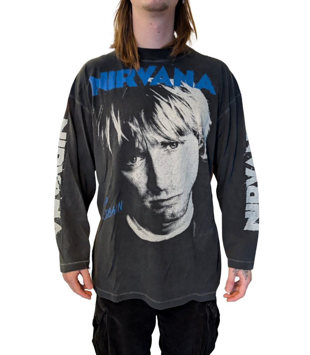 1990s Nirvana European Bootleg Longsleeve – Size XL