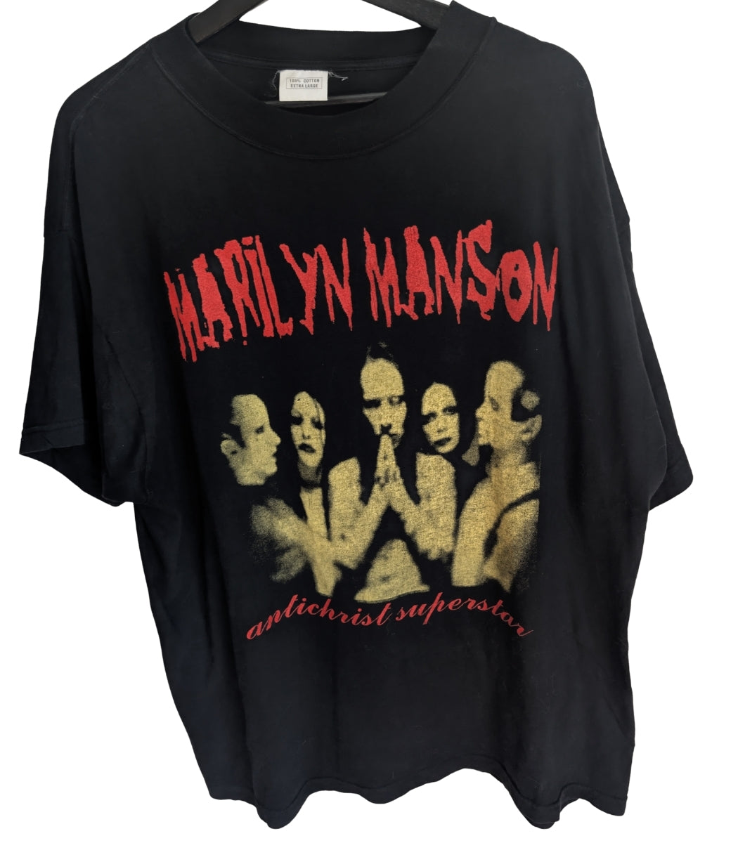 90s Marylin Manson "Antichrist Superstar" Shirt - Size XL