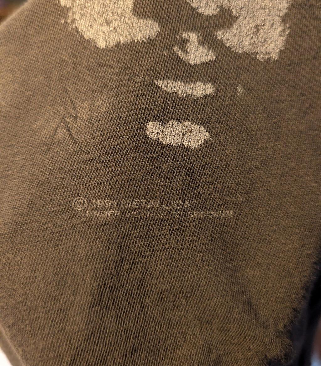 1991–1997 Metallica “4 Face” Vintage Tour T-Shirt – Size L