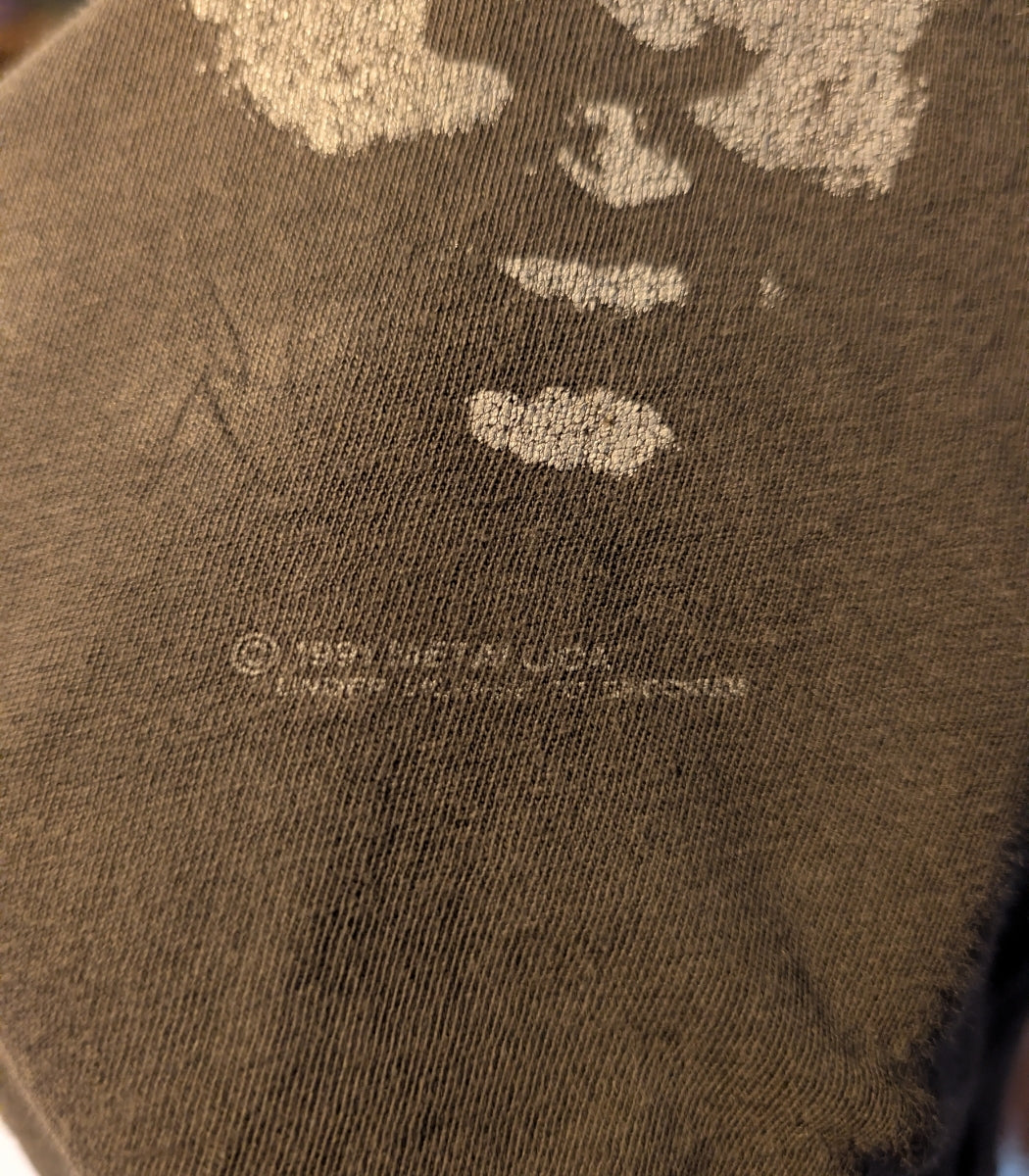 1991–1997 Metallica “4 Face” Vintage Tour T-Shirt – Size L