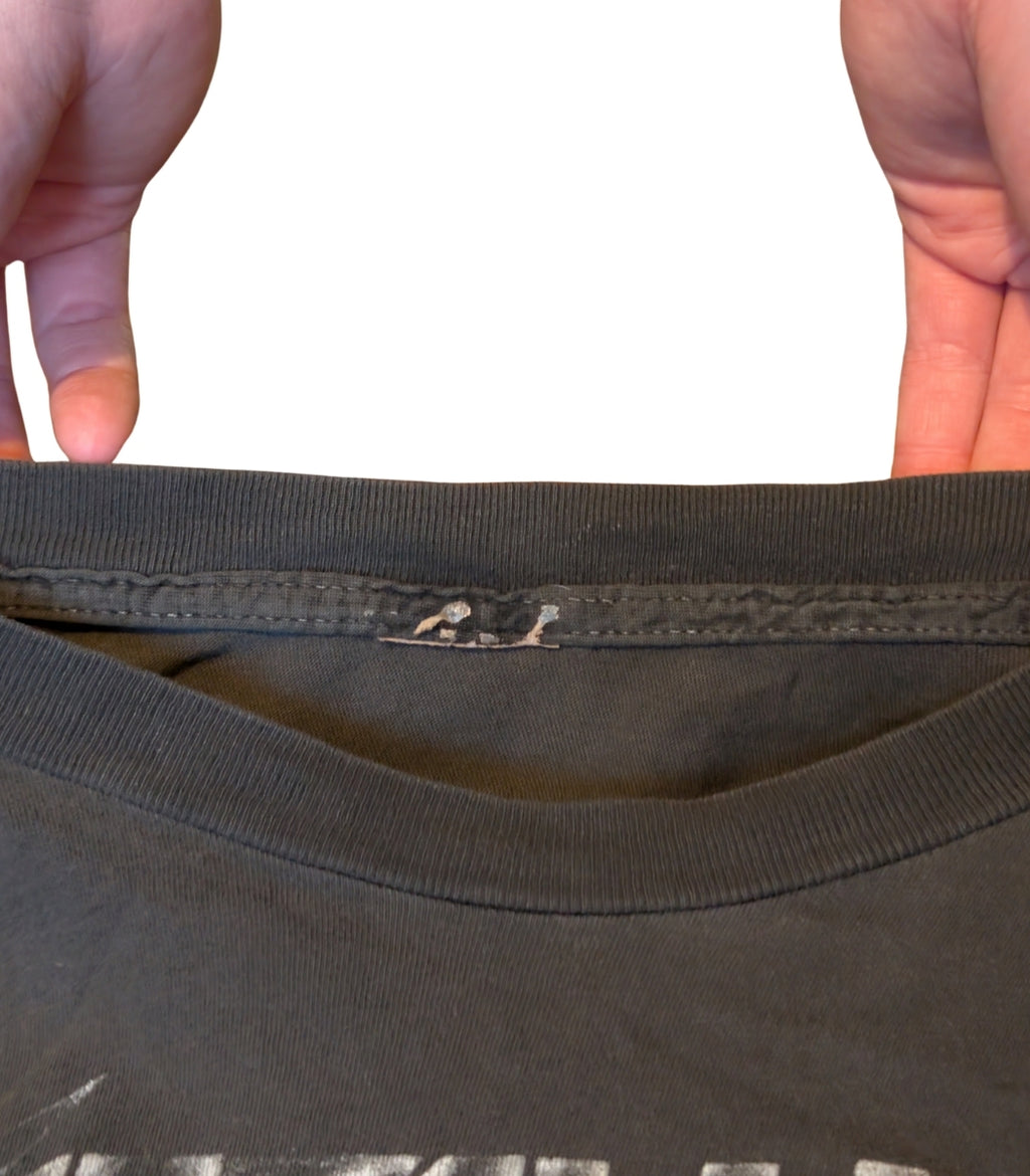 1991–1997 Metallica “4 Face” Vintage Tour T-Shirt – Size L