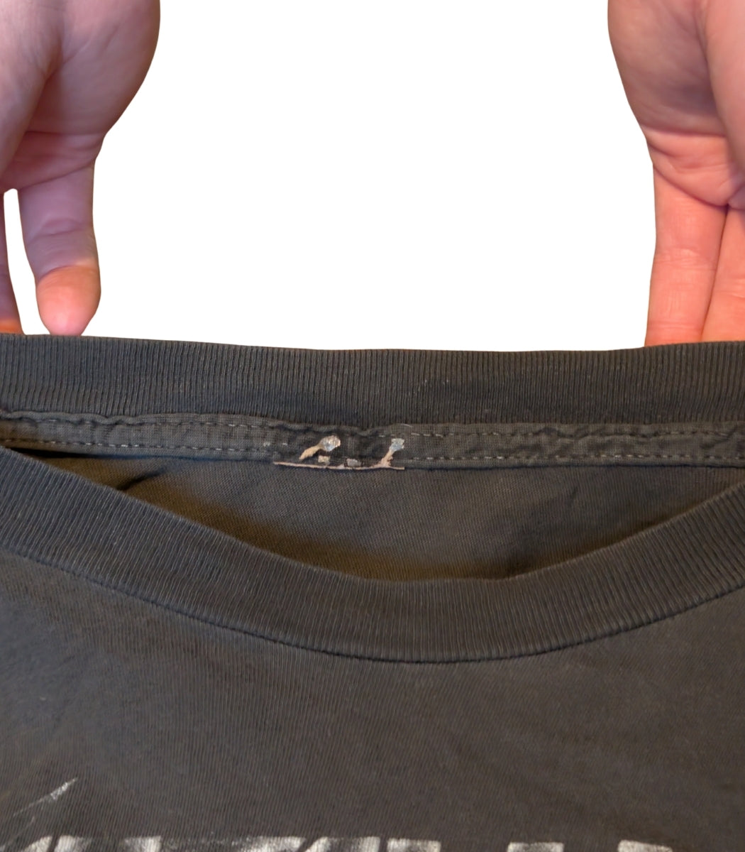 1991–1997 Metallica “4 Face” Vintage Tour T-Shirt – Size L