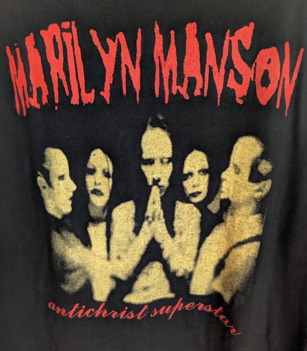 90s Marylin Manson "Antichrist Superstar" Shirt - Size XL