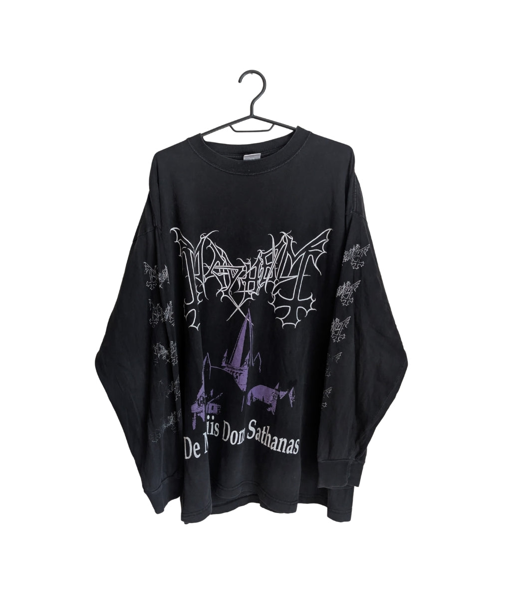 1994 Mayhem "De Mysteriis Dom Sathanas" Long Sleeve T-Shirt XL