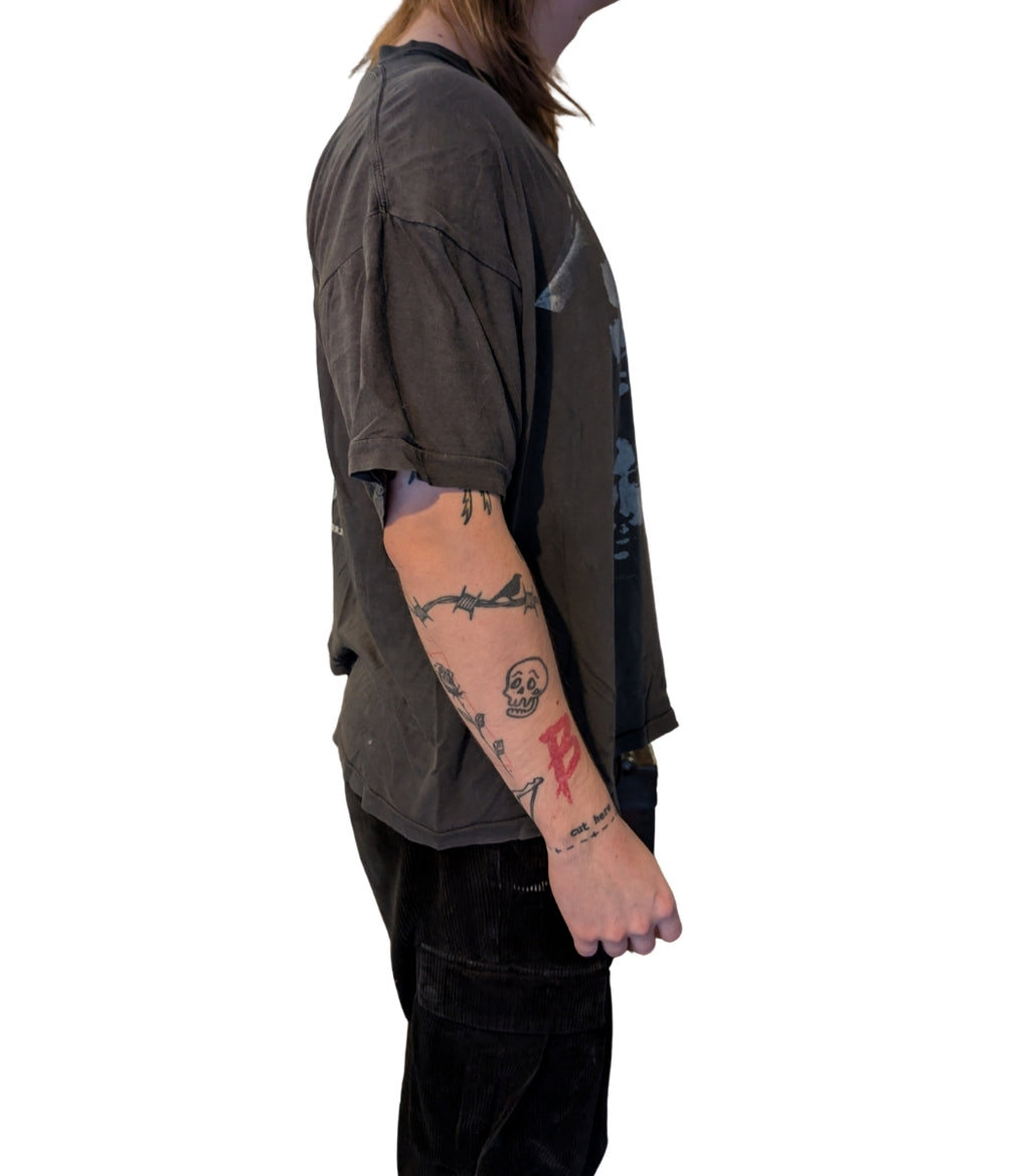 1991–1997 Metallica “4 Face” Vintage Tour T-Shirt – Size L