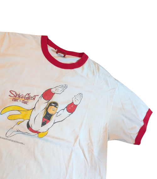 1990s Space Ghost ringer Cartoon Network T-shirt - Size XL