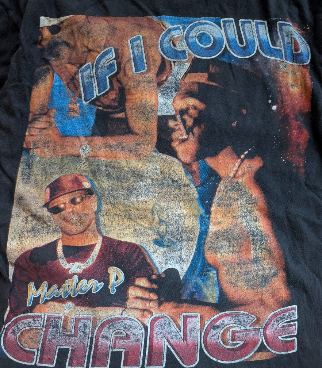 90s Master P “Ice Cream Man / If I Could Change” T-Shirt – Size XL