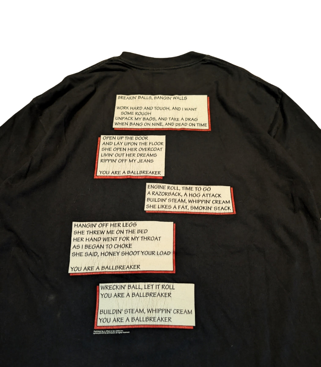 1995 AC/DC “Ballbreaker” Comic Vintage T-Shirt – Size XL