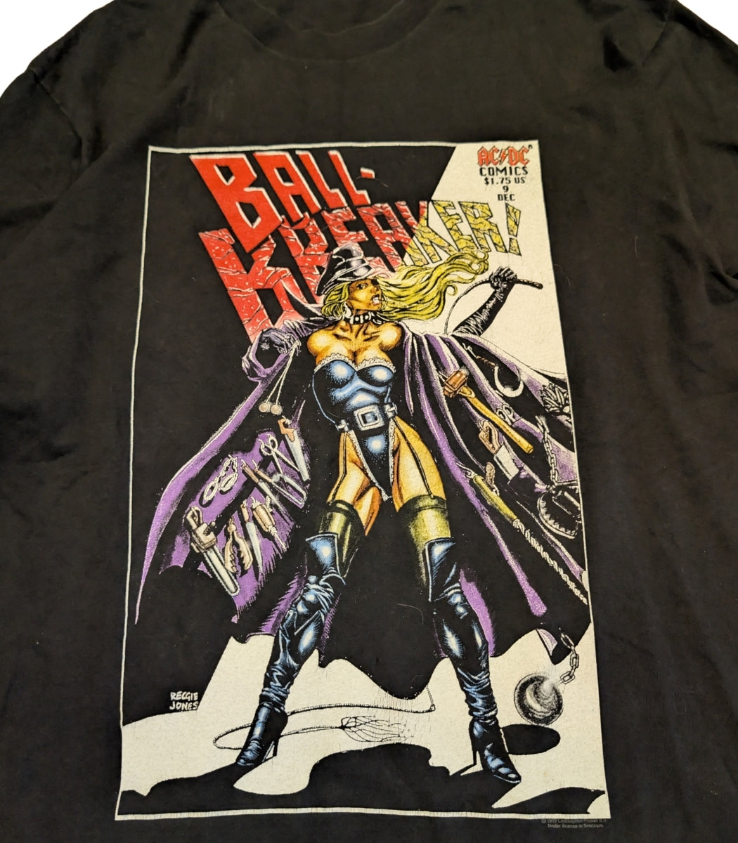 1995 AC/DC “Ballbreaker” Comic Vintage T-Shirt – Size XL