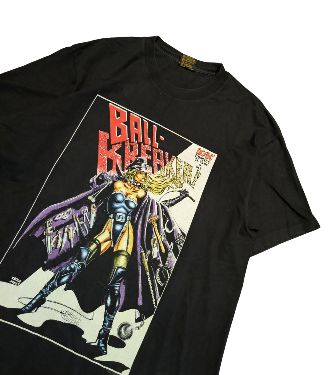 1995 AC/DC “Ballbreaker” Comic Vintage T-Shirt – Size XL