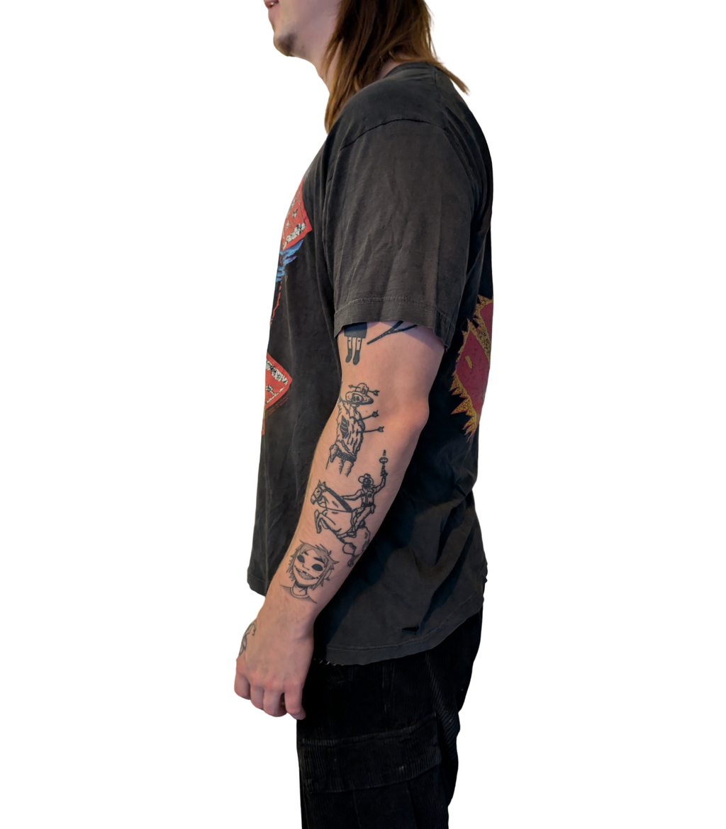 1989 Aerosmith Faded “Pump” Pushead T-Shirt – Size Large