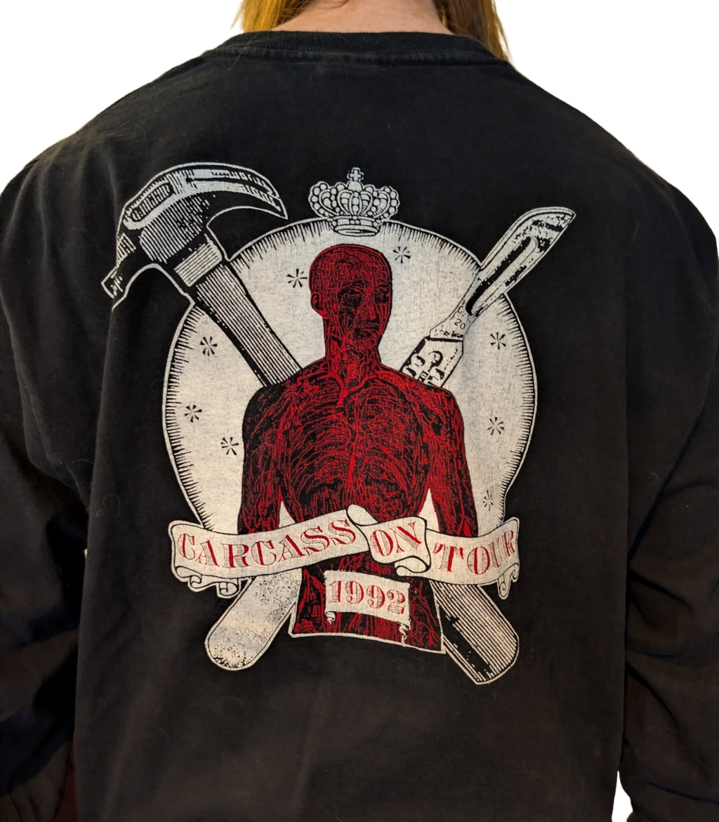 1991 Carcass Necroticism Tour Longsleeve – Size XL