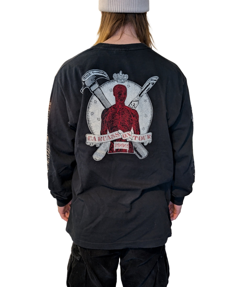 1991 Carcass Necroticism Tour Longsleeve – Size XL