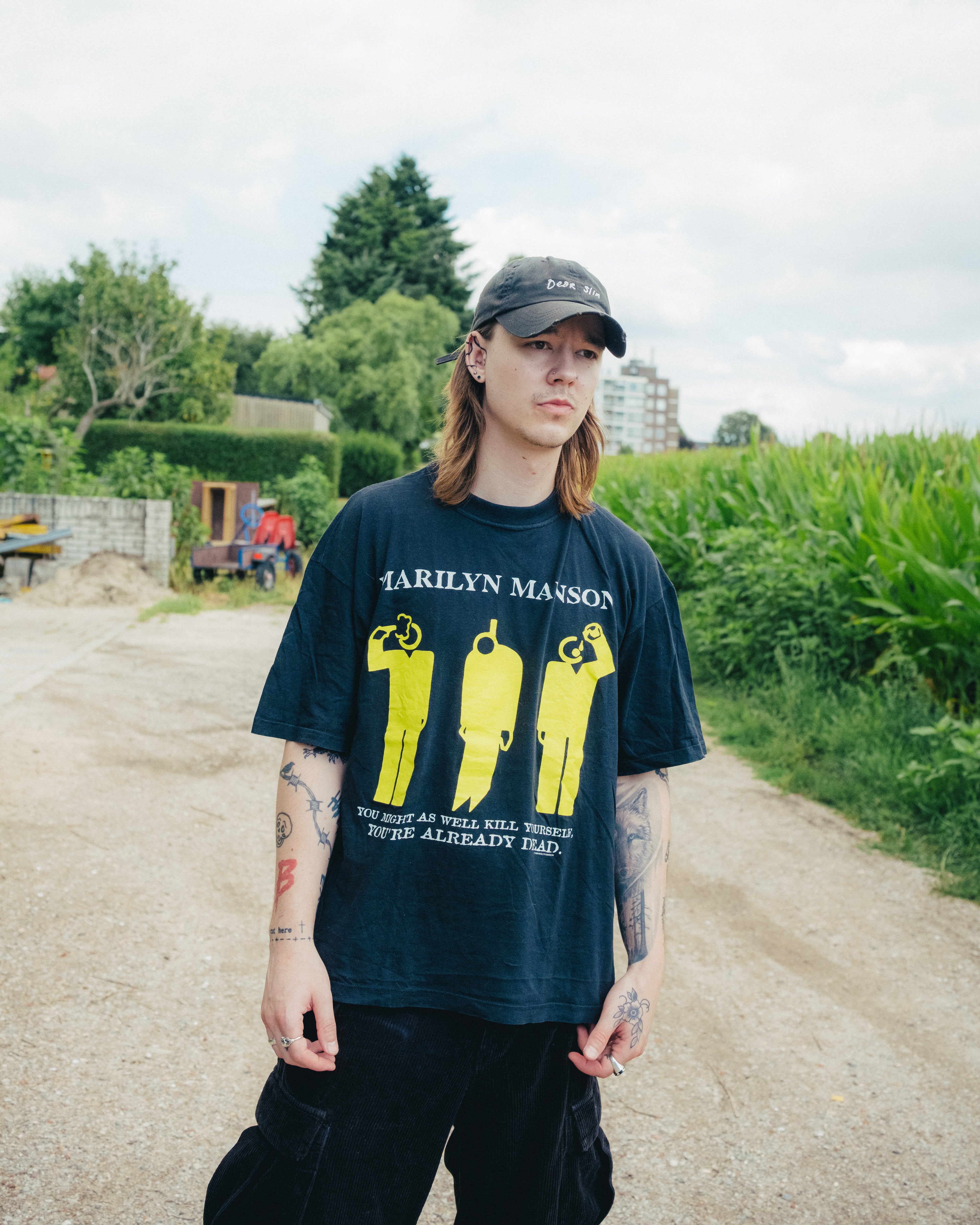 1990s Marilyn Manson – “Kill Yourself” T-Shirt – Size XL