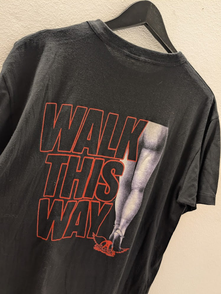 1988 Aerosmith – Walk This Way T-shirt – Size XL