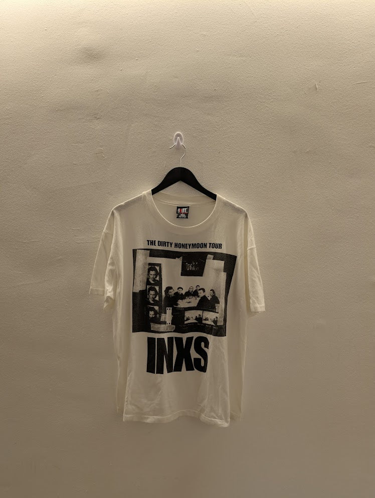 INXS – 1993 “Dirty Honeymoon” Tour T-Shirt – Size XL