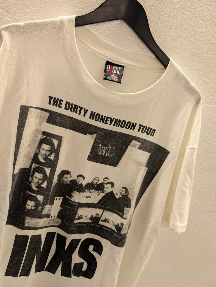 INXS – 1993 “Dirty Honeymoon” Tour T-Shirt – Size XL