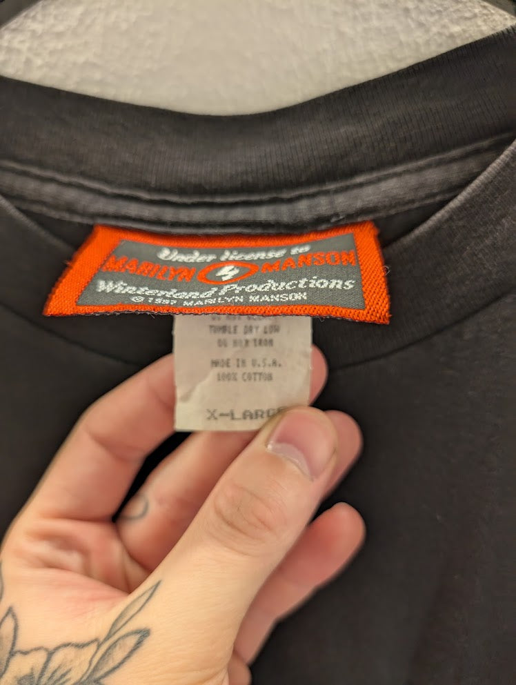 1998 Marilyn Manson – “Hello My Name Is” T-Shirt – Size XL