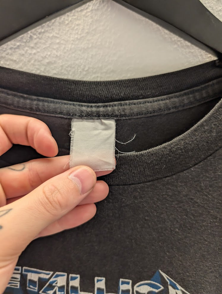 1980s Metallica – “Metal In Your Ass” Heavy Metal T-Shirt – Size XL