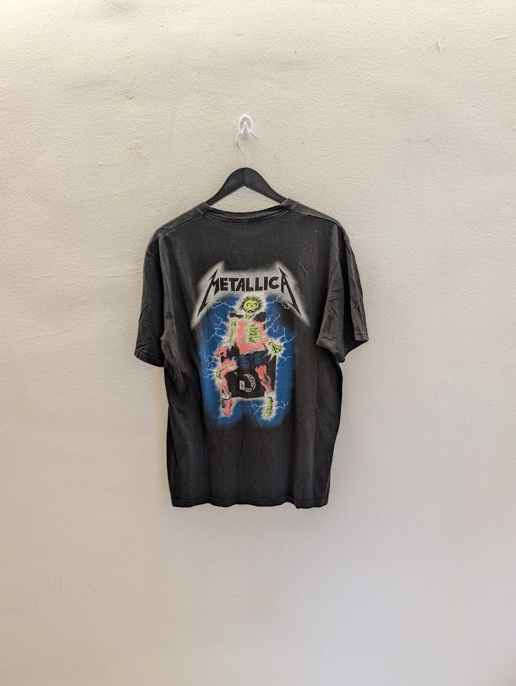 1980s Metallica – “Metal In Your Ass” Heavy Metal T-Shirt – Size XL
