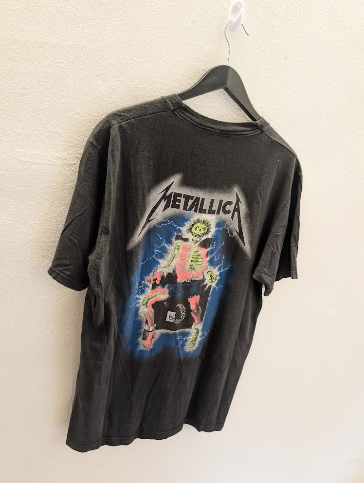 1980s Metallica – “Metal In Your Ass” Heavy Metal T-Shirt – Size XL